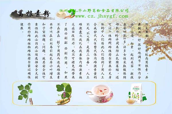 青阳县野葛粉,九华山野葛粉,野葛粉效果,葛根粉作用
